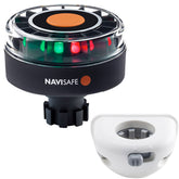 Navisafe Navilight Tricolor 2NM w/Navibolt Base & Vertical Mount - White 342KIT6